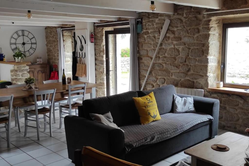 Plobannalec Maison De Pecheur Bord De Mer Bois Et Pierre 6-8 Pers מראה חיצוני תמונה