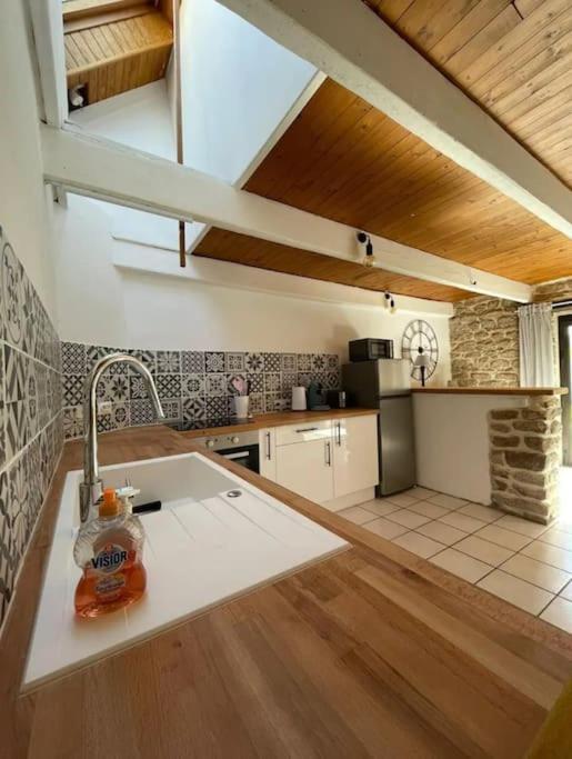 Plobannalec Maison De Pecheur Bord De Mer Bois Et Pierre 6-8 Pers מראה חיצוני תמונה