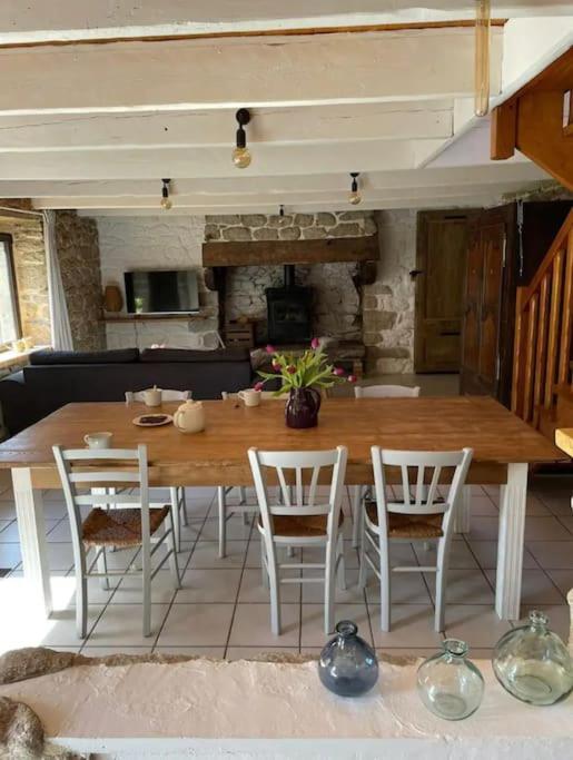 Plobannalec Maison De Pecheur Bord De Mer Bois Et Pierre 6-8 Pers מראה חיצוני תמונה