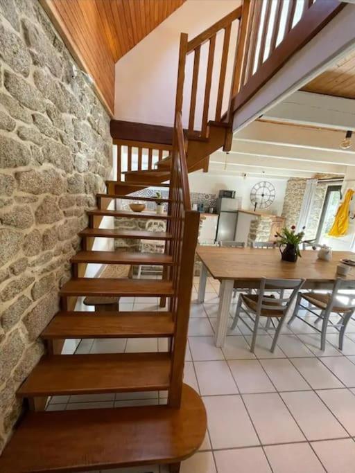 Plobannalec Maison De Pecheur Bord De Mer Bois Et Pierre 6-8 Pers מראה חיצוני תמונה